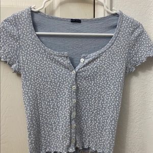 Brandy Melville Blue Floral Zelly